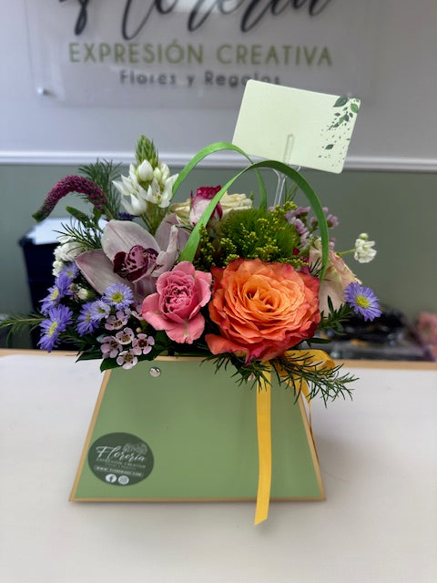 Arte floral - Carterita trapecio