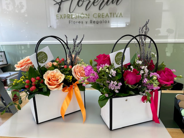 Arte floral - Carterita rectangular