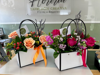 Arte floral - Carterita rectangular